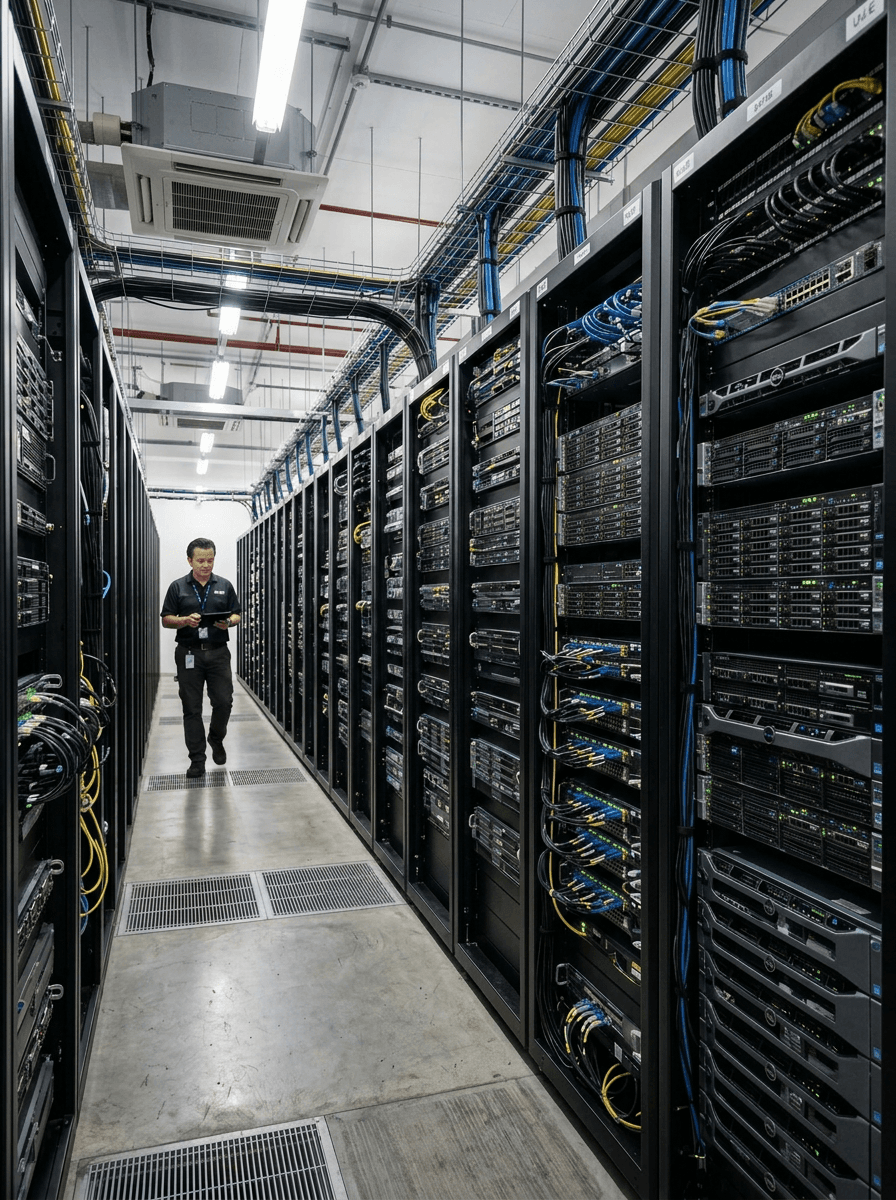 Inside a data centre — the picks-and-shovels infrastructure layer of the AI tech stack